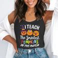I Teach The Smartest Pumpkins The Patch Teacher Fall Season For Men Women Kids Flowy Tank, funny gift