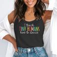 I Teach Tiny Humans How To Dance Ballet Dance Teacher Kids Flowy Tank, funny gift I Teach Tiny Humans How To Dance Ballet Dance Teacher Kids Flowy Tank, funny gift