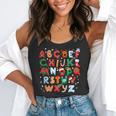 Teacher Christmas Alphabet Back To School Holiday Learning Flowy Tank, funny gift Teacher Christmas Alphabet Back To School Holiday Learning Flowy Tank, funny gift