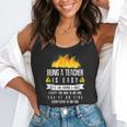 Being a Teacher Is Easy Everything Is On Fire T-Shirt For Men Women Kids Flowy Tank, funny gift