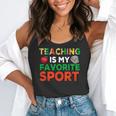 Teacher Is My Favorite Sport Teacher Teaching Lover Flowy Tank, funny gift