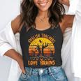 Teacher Halloween All English Teachers Love Brains Flowy Tank, funny gift
