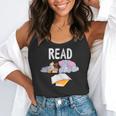 Teacher Library Read Book Club Piggie Elephant Pigeons Men Women Kids Flowy Tank, funny gift