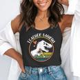 Teacher-Saurus Dinosaur Teacher Design T-Rex Design Flowy Tank, funny gift