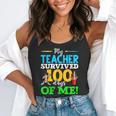 My Teacher Survived 100 Days Of Me Dab 100 Days Of School For Men Women Kids Flowy Tank, funny gift My Teacher Survived 100 Days Of Me Dab 100 Days Of School For Men Women Kids Flowy Tank, funny gift