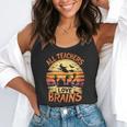 All Teachers Love Brains Halloween Teacher Flowy Tank, funny gift