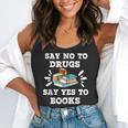 Teachers Red Ribbon Week Say No To Drugs Say Yes To Books Flowy Tank, funny gift Teachers Red Ribbon Week Say No To Drugs Say Yes To Books Flowy Tank, funny gift
