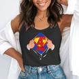 Teachers Are Superheroes 4th Grade Super Teacher Staff Men Women Flowy Tank, funny gift