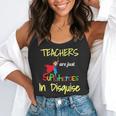 Teachers Are Superheroes First Day School T-Shirt Flowy Tank, funny gift