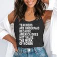 Teachers Are Underpaid Because America Does Not Value Men Women Flowy Tank, funny gift Teachers Are Underpaid Because America Does Not Value Men Women Flowy Tank, funny gift