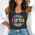 Team Fifth Grade Teacher Back To School 5th Grade Squad Kids Flowy Tank, funny gift