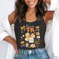 Team TK Crew Preppy Coquette Bow Pumpkin Fall TK Teacher Flowy Tank, funny gift
