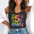 Tie Dye 5th Grade Typography Team Fifth Grade Teacher For Men Women Girls Kids Flowy Tank, funny gift