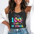 Tie Dye Happy 100th Day Of School Teacher Student 100 Days Flowy Tank, funny gift Tie Dye Happy 100th Day Of School Teacher Student 100 Days Flowy Tank, funny gift