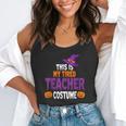 Tired Teacher Costume For Halloween Teachers Flowy Tank, funny gift