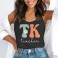 TK Teacher Retro Groovy Vintage Happy First Day Of School Flowy Tank, funny gift TK Teacher Retro Groovy Vintage Happy First Day Of School Flowy Tank, funny gift