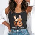 History Teacher Love Autumn Fall Gnome For Teachers For Men Women Flowy Tank, funny gift