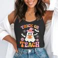 Trick Or Teach Cute Floral Ghost Teacher Halloween Costume Flowy Tank, funny gift Trick Or Teach Cute Floral Ghost Teacher Halloween Costume Flowy Tank, funny gift