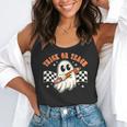 Trick Or Teach Groovy Retro Ghost Halloween Teacher Kids Flowy Tank, funny gift Trick Or Teach Groovy Retro Ghost Halloween Teacher Kids Flowy Tank, funny gift