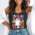 Trick Or Teach Teacher Pencil Ghost Halloween Teacher Flowy Tank, funny gift Trick Or Teach Teacher Pencil Ghost Halloween Teacher Flowy Tank, funny gift