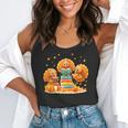 Turkey Read Books Reading Fall Thanksgiving Teacher Flowy Tank, funny gift Turkey Read Books Reading Fall Thanksgiving Teacher Flowy Tank, funny gift