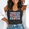 Twinning With My Teacher Bestie Teaching Partner Flowy Tank, funny gift