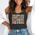 Twinning With My Teacher Bestie Twin Day Matching For Men Women Kids Flowy Tank, funny gift Twinning With My Teacher Bestie Twin Day Matching For Men Women Kids Flowy Tank, funny gift