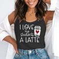 Valentines Day Teacher Tee I Love My Students A Latte Flowy Tank, funny gift Valentines Day Teacher Tee I Love My Students A Latte Flowy Tank, funny gift