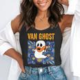 Van Ghost Art Teacher Halloween Van Gogh Starry Night Flowy Tank, funny gift