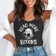 Vintage Halloween Teacher Women Reading Read More Books Flowy Tank, funny gift Vintage Halloween Teacher Women Reading Read More Books Flowy Tank, funny gift