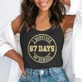 Vintage I Survived 67 Days Of School Teachers Students Flowy Tank, funny gift