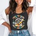 Weird Teachers Build Character Raccoon Colourful Floral Flowy Tank, funny gift Weird Teachers Build Character Raccoon Colourful Floral Flowy Tank, funny gift