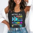 We'Re All Different But We Swim Together Elementary Teacher Flowy Tank, funny gift We'Re All Different But We Swim Together Elementary Teacher Flowy Tank, funny gift