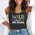 Wild About 4th Grade First Day Of School Teacher Student Flowy Tank, funny gift Wild About 4th Grade First Day Of School Teacher Student Flowy Tank, funny gift