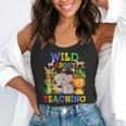 Wild About Teaching Safari Jungle School Teacher Flowy Tank, funny gift Wild About Teaching Safari Jungle School Teacher Flowy Tank, funny gift