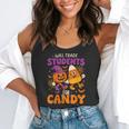 Will Trade Students For Candy Shirt Fun Candy Corn Teacher Flowy Tank, funny gift Will Trade Students For Candy Shirt Fun Candy Corn Teacher Flowy Tank, funny gift