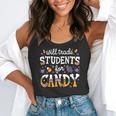 Will Trade Students For Candy Teacher Halloween Costume Tee Flowy Tank, funny gift Will Trade Students For Candy Teacher Halloween Costume Tee Flowy Tank, funny gift