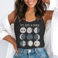 Women Science Teacher Moon Phases Scientist Back To School Flowy Tank, funny gift