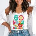 50 Days Of School Teacher Happy 50th Day Of School Kids Flowy Tank, funny gift