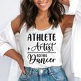 Athlete Plus Artist Equals Dancer Ballerina Teacher Student For Men Women Kids Flowy Tank, funny gift
