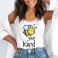Bee Kind Bumble Bee Anti Bullying Teacher Kindness Matters Flowy Tank, funny gift Bee Kind Bumble Bee Anti Bullying Teacher Kindness Matters Flowy Tank, funny gift