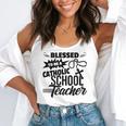 Blessed To Be A Catholic School Teacher Christian Teaching Flowy Tank, funny gift Blessed To Be A Catholic School Teacher Christian Teaching Flowy Tank, funny gift