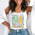 Braille Teacher Of The Visually Impaired Groovy VI Teacher Flowy Tank, funny gift