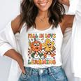 Fall In Love With Learning Thanksgiving Teacher Student Flowy Tank, funny gift Fall In Love With Learning Thanksgiving Teacher Student Flowy Tank, funny gift