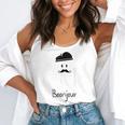 French Teacher Halloween Bonjour Ghost Flowy Tank, funny gift French Teacher Halloween Bonjour Ghost Flowy Tank, funny gift