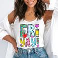 Happy Fri-Yay Friday Lovers Fun Teacher Life FriYay Weekend Flowy Tank, funny gift