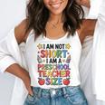 I'm Not Short I'm A Preschool Teacher Size Quote Women Flowy Tank, funny gift I'm Not Short I'm A Preschool Teacher Size Quote Women Flowy Tank, funny gift