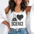 I Love Science Lover Teacher Scientist Sciences Flowy Tank, funny gift