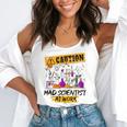 Mad Scientist Halloween Costume Science Teacher Flowy Tank, funny gift