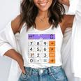 Math Teacher Halloween Costume Calculator Math Pun Flowy Tank, funny gift Math Teacher Halloween Costume Calculator Math Pun Flowy Tank, funny gift